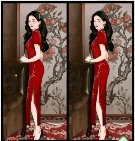 疯狂梗传美女找不同找出10处不同位置在哪-疯狂梗传美女找不同通关图文攻略