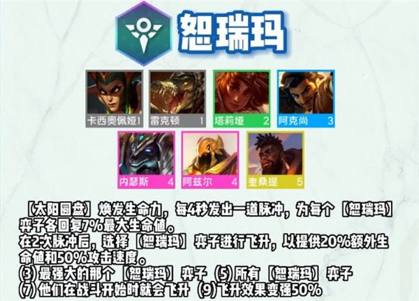 云顶之弈s9恕瑞玛羁绊是啥--s9恕瑞玛羁绊效果介绍