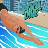 游泳池跳水PoolDive_logo