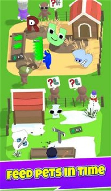空闲字母动物园Idle Funny Zoo: ABC Friends1